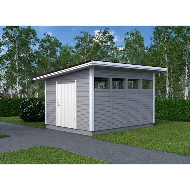 Roskakatos Timburg RK13, 4040x3226mm, 13.1m², puuvalmis