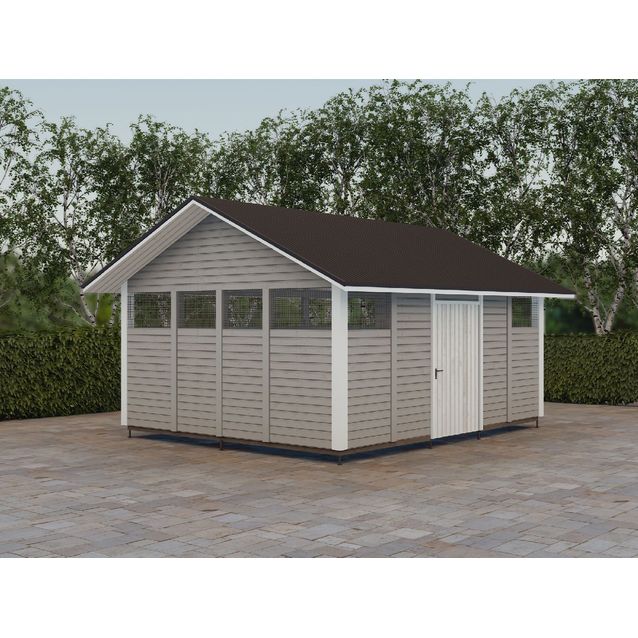 Roskakatos Timburg RK21, 6040x3236mm, 21.3m², puuvalmis