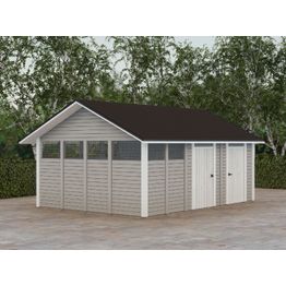 Roskakatos Timburg RK25V, 6040x4236mm, 25.6m², puuvalmis