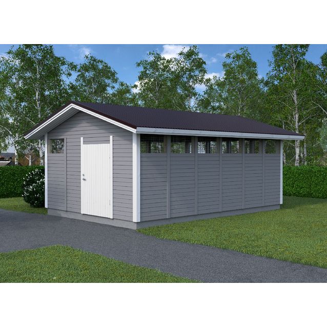 Roskakatos Timburg RK25, 6040x4236mm, 25.6m², puuvalmis