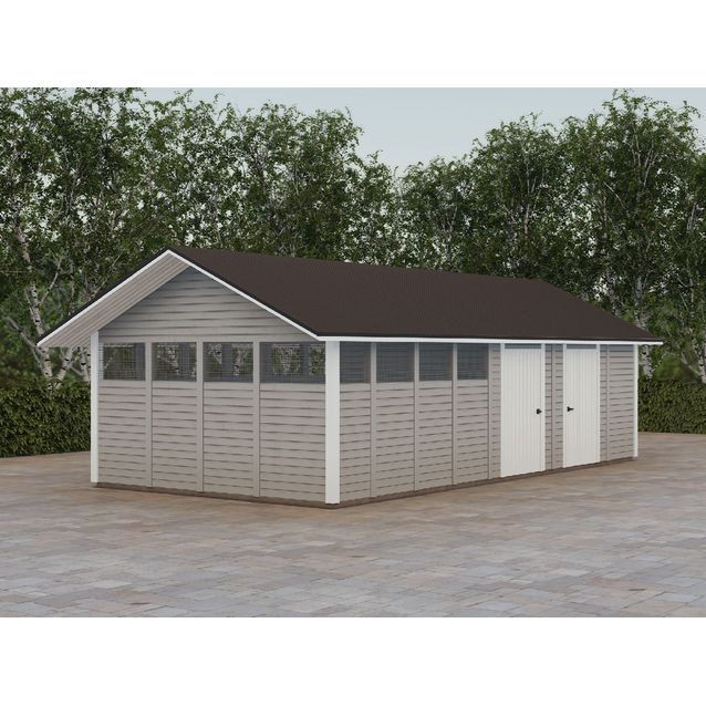 Roskakatos Timburg RK38V, 9040x4236mm, 38.3m², puuvalmis