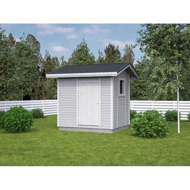 Elementtivarasto Timburg E2c 2540x2140 mm 5.44 m² puuvalmis