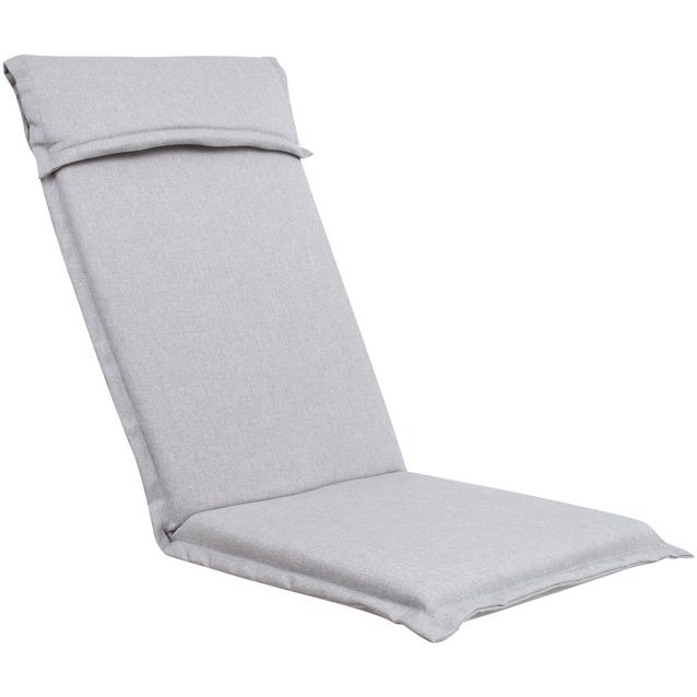 Chair pad FLORIDA 48x115xH6cm, greyish beige
