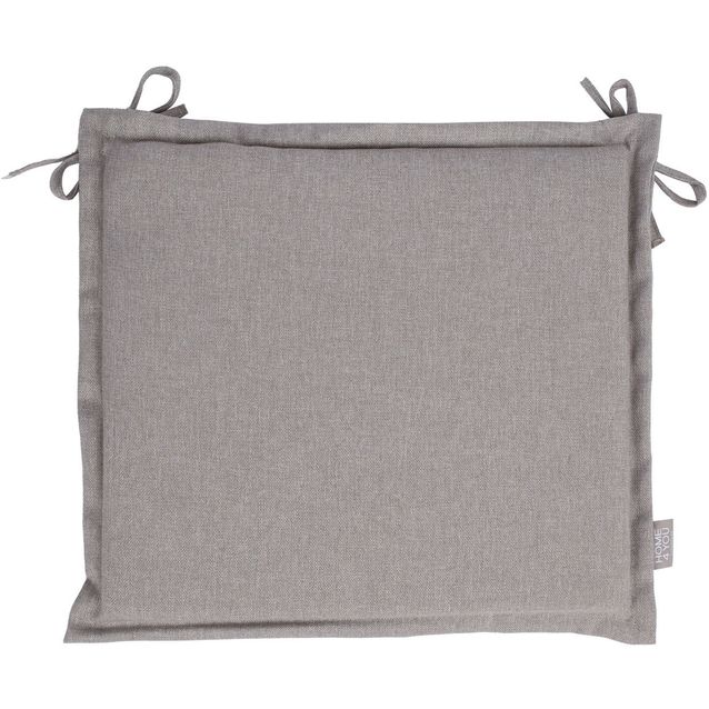 Chair pad FLORIDA 42x38xH3cm, greyish beige