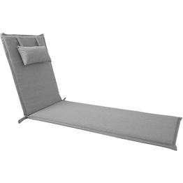 Tuolin pehmuste Home4You WICKER 55x195x3 cm, harmahtava beige