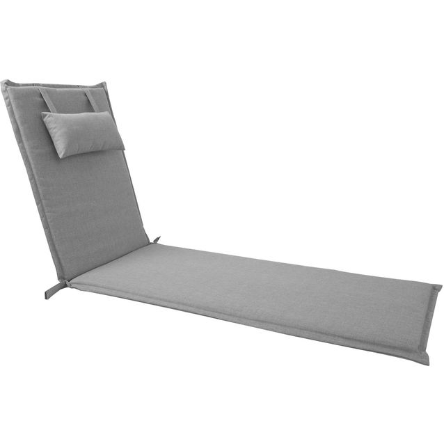 Cushion for chair WICKER 55x195x3cm, greyish beige