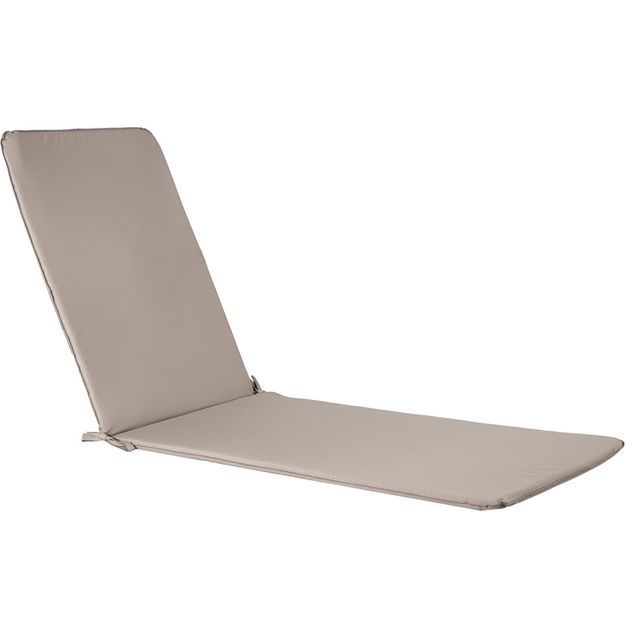 Deck chair pad OHIO 55x190xH2,5cm, beige