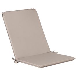 Istuin-selkänojapehmuste Home4You OHIO vedenpitävä, 43x90x2,5 cm beige