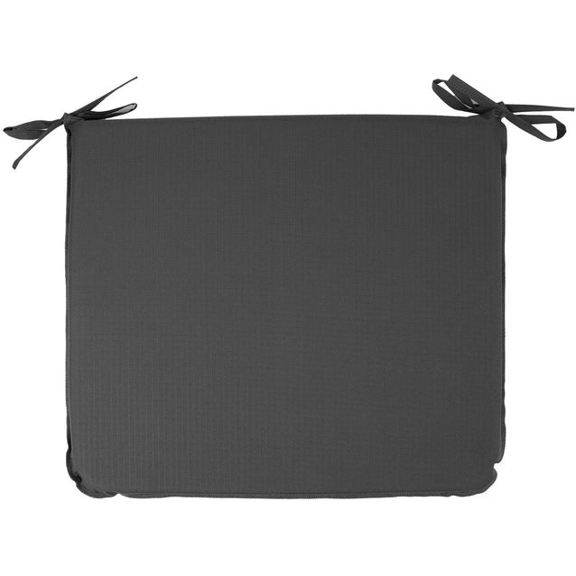 Chair pad OHIO-2 waterproof, 43x38xH2,5cm, dark grey
