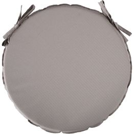 Istuintyyny Home4You OHIO vedenpitävä, Ø39x2,5 cm beige Ø38xK2,5 cm