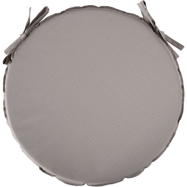 Chair pad OHIO waterproof, D38xH2,5cm, beige
