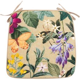Tuolityyny Home4You AMAZONIA 39x39 cm, beige kukallinen