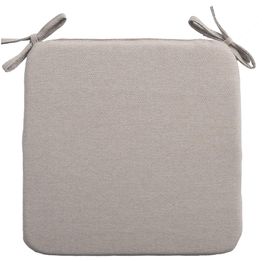 Tuolin pehmuste Home4You SIMPLE beige 39x39x2,5 cm