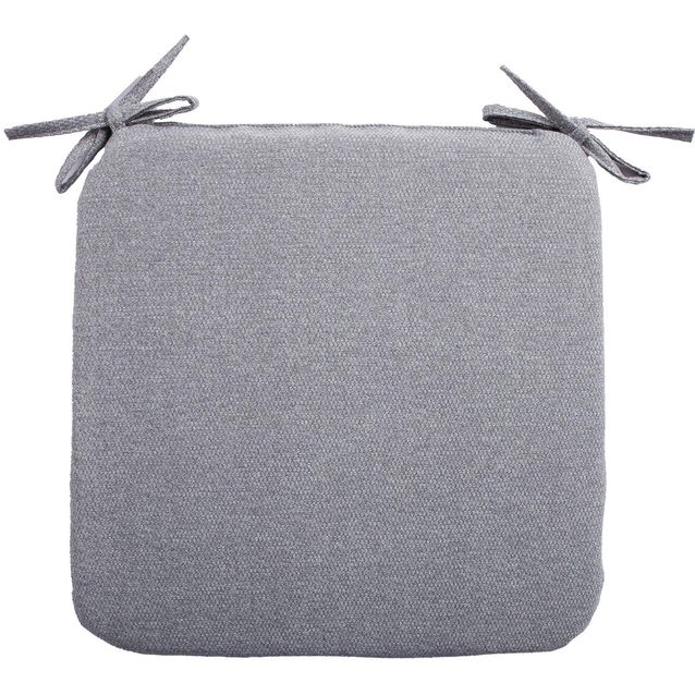 Cushion for chair SIMPLE GREY 39x39x2,5cm, grey
