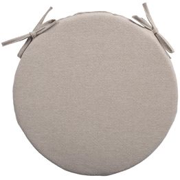 Tuolin pehmuste Home4You SIMPLE beige Ø38x2,5 cm