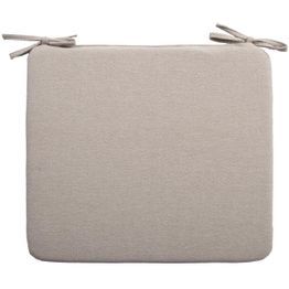Tuolin pehmuste Home4You SIMPLE, beige 38x43x2,5 cm