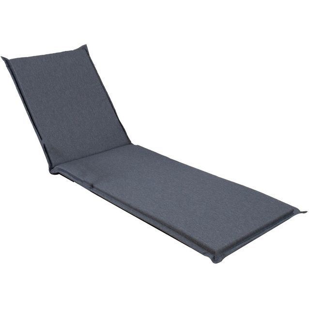 Cushion for chair SUMMER 55x190x5 cm, dark grey
