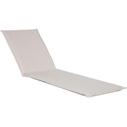 Tuolin pehmuste Home4You SUMMER 55x190x5 cm, valkoinen