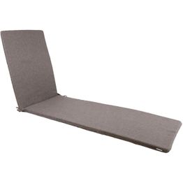 Aurinkotuolin pehmuste Home4You SIMPLE 55x195xK3 cm, ruskea
