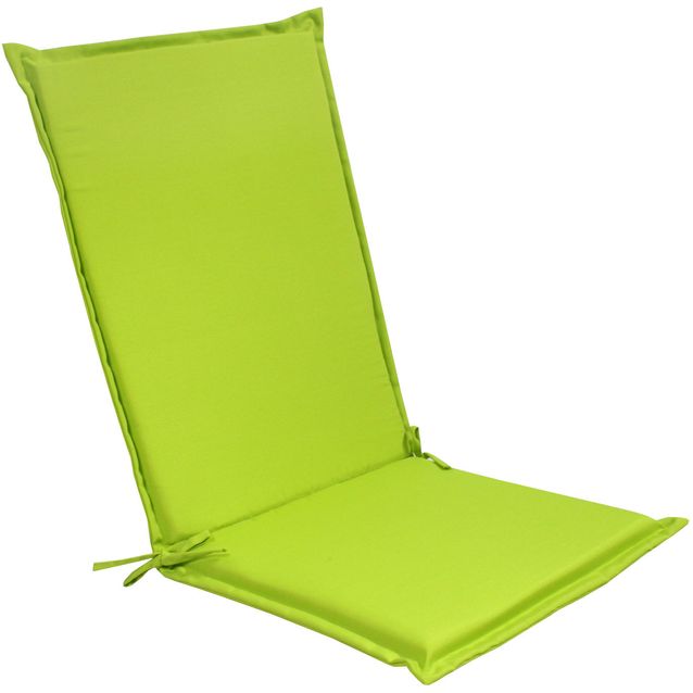 Chair pad SUMMER 48x115x4,5cm, light green