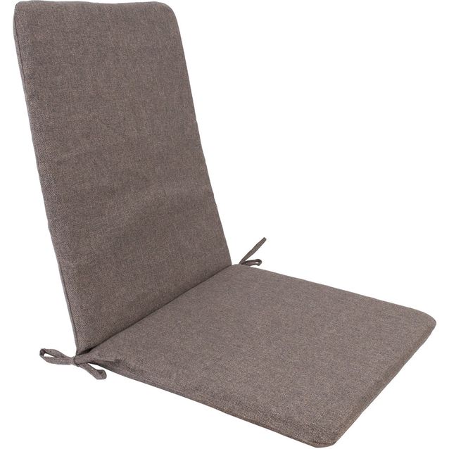 Seat/back cushion SIMPLE BROWN 42x90xH3cm