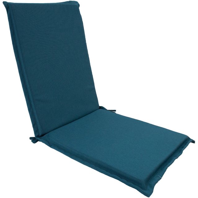 Seat/back cushion SUMMER 42x90xH3cm, dark blue