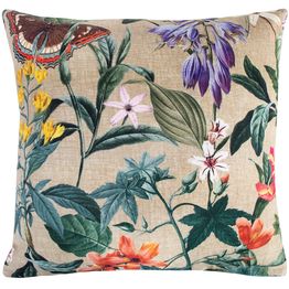 Tyyny Home4You AMAZONIA 45x45 cm, beige kukkakuosi, monivärinen