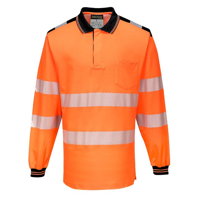 Pitkähihainen poolopaita Portwest T184 Hi-Vis