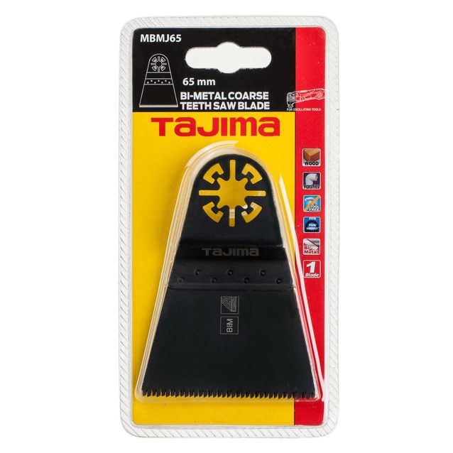 Monitoimityökalun sahanterä Tajima, 65mm, puulle