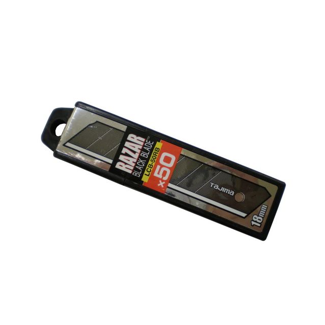 Varaterät Tajima Razar Black, 18mm, 50 kpl