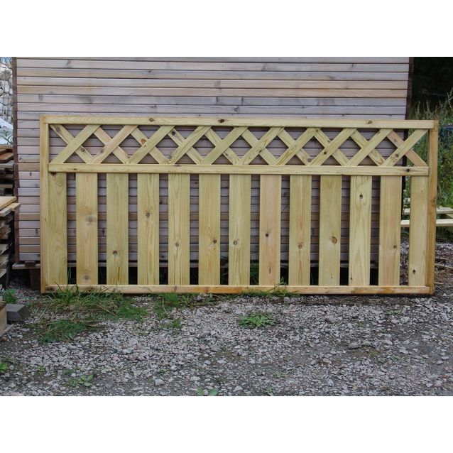 Aitaelementti Lehtoharju 1800x800mm painekyllästetty vihreä, 2-laatu