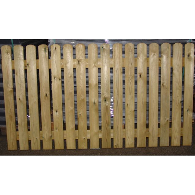 Aitaelementti Nummi Lux 2000x1100mm hienosahattu, painekyllästetty vihreä, 2-laatu