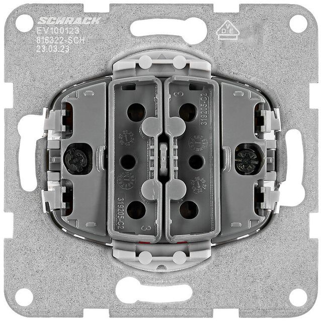 1+1-painonappikytkin Tamcontrol Visio S jousiliittimellä