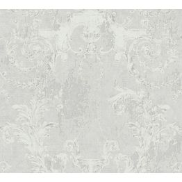 Tapetti A.S. Creations History of Art B, 37653-1, ornamentti, harmaa
