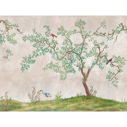 Kuvatapetti A.S. Creation THE WALL 38233-1, 371x280cm, vihreä