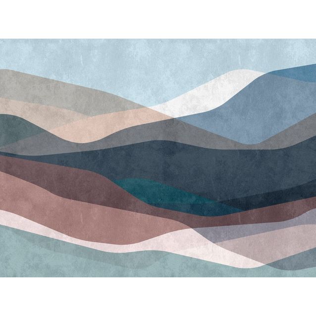 Kuvatapetti A.S. Creation THE WALL 38255-1, 371x280cm, sininen