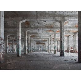 Kuvatapetti A.S. Creation Designwalls Concrete Posts, 350x255cm, harmaa