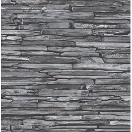 Tapetti Fine Decor Trilogy Dark Gray Slate, tummanharmaa