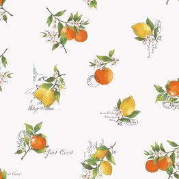 Tapetti Galerie Just Kitchens Citrus Toss, vintage, oranssi/keltainen