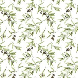 Tapetti Galerie Just Kitchens Olive Drupe, kasvi, vihreä