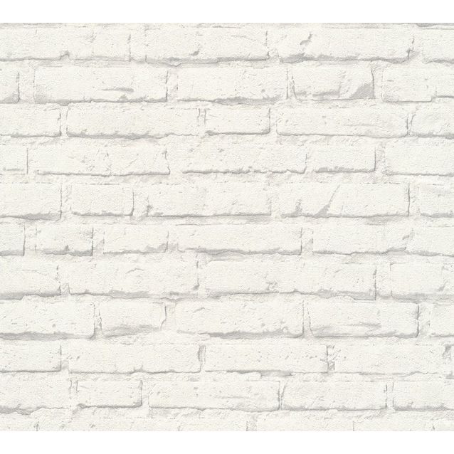 Tiilitapetti A.S. Creation Best of Wood'n Stone II D T3992, valkoinen