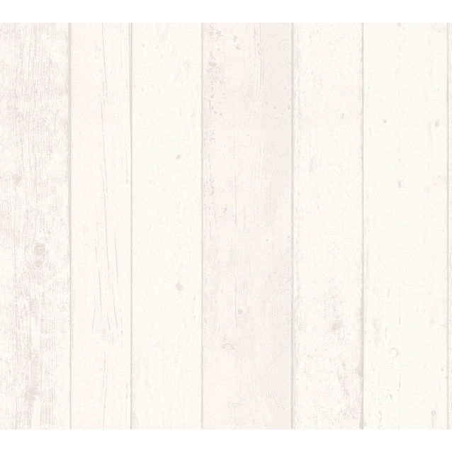 Tapetti A.S. Creation Best of Wood'n Stone II B T5046, valkoinen