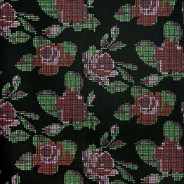 Tapetti Mimou WP1033, ruusu, romanttinen, musta