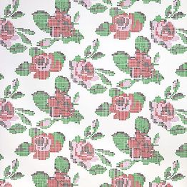 Tapetti Mimou WP1036, ruusu, romanttinen, vaaleanpunainen