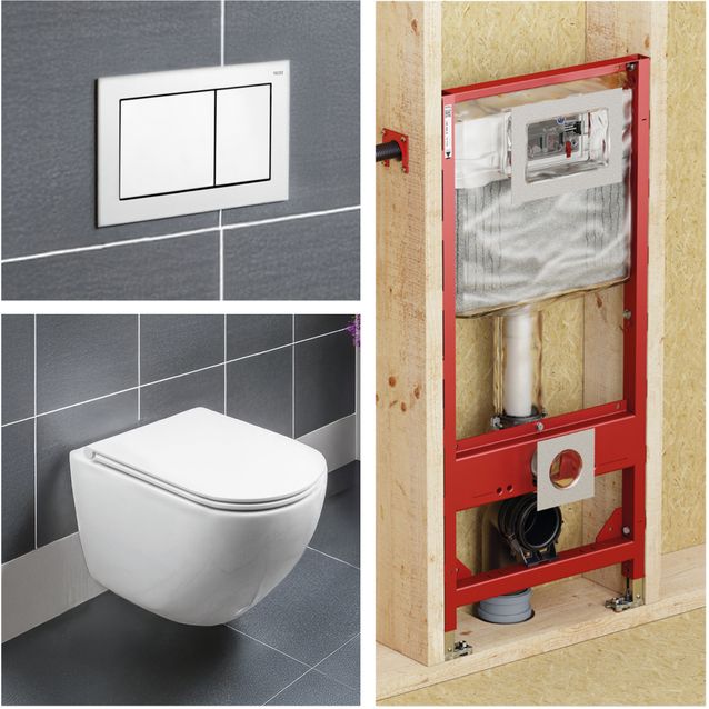Seinä-WC-paketti Tece TH Pro 2