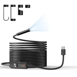 Tarkastuskamera Technaxx TX-386, USB-C, valolla