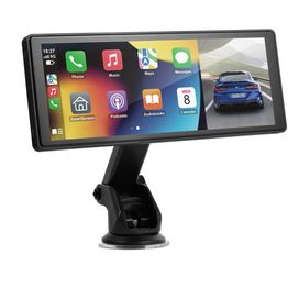 CarPlay & Android Auto -näyttö Technaxx TX-367, 10”, langaton, kojelautakameralla