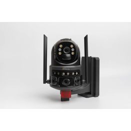Valvontakamera Technaxx TX-329, 4G, kaksoiskamera, aurinkopaneeli, ulkokäyttöön