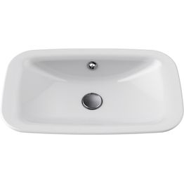 Pesuallas Temal Tähti, 55x33x10,5 cm, upotettava, valkoinen