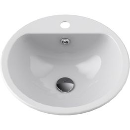 Pesuallas Temal Into, 41,5x41,5x15,5 cm, upotettava, valkoinen